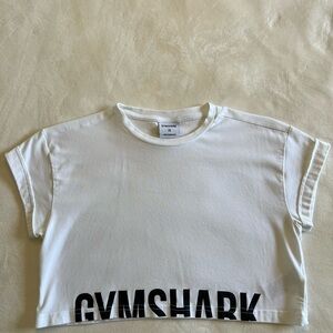Gymshark cropped top-white-XS-like new